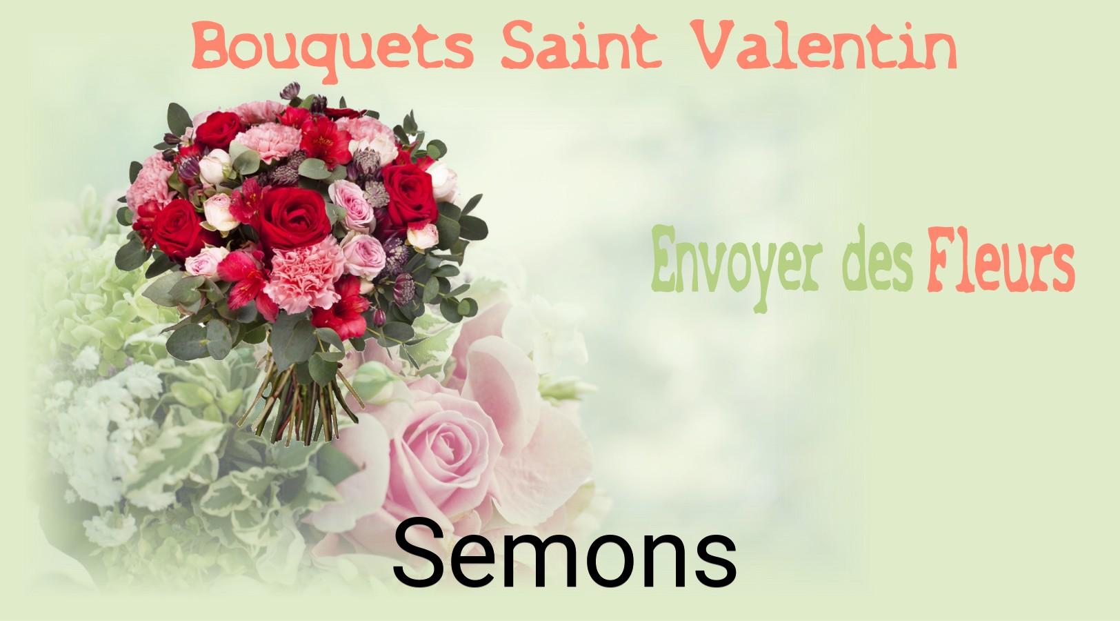 Roses de Saint-Valentin livrées à Semons